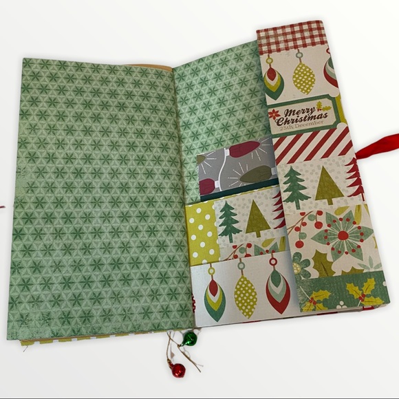 Handmade Christmas Holiday Journal, Scrapbook, Diary, Memory Book - Picture 9 of 9